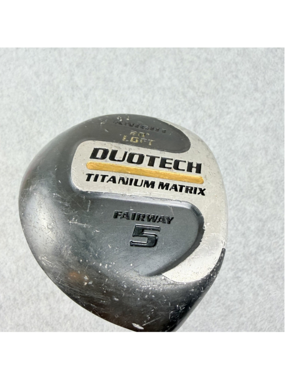 KNIGHT DUOTECH Titanium Matrix 5 Wood 20° RH Graphite Intermediate Flex